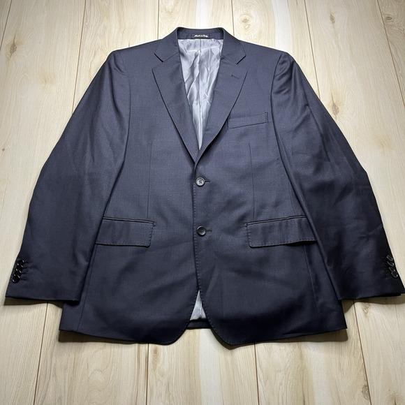 Sartoria Tosi 100% Wool Sports Coat Blazer Handmade Gray Mens Size 38R
